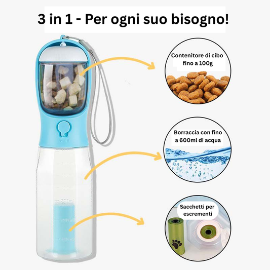 Borraccia 3 in 1 Multifunzionale!