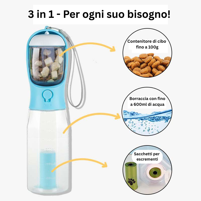 Borraccia 3 in 1 Multifunzionale!